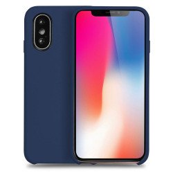 iPhone Xs / X (Ten) Pro Silicone Hard Case (Navy Blue)